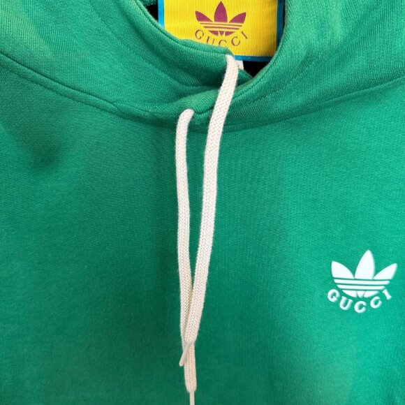 Gucci x Adidas Green Hoodie – Unisex Size L - Picture 2 of 11